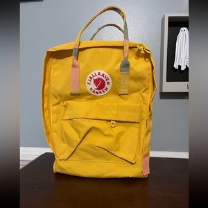 Yellow Kanken Backpack